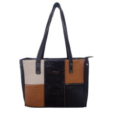 Bolsa de Couro Legítimo retalhos