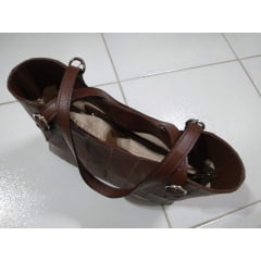 Bolsa de Couro Legitimo Retalhos selecionados / estruturada/ colorida