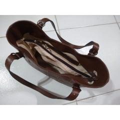 Bolsa de Couro Legitimo Retalhos selecionados / estruturada/ colorida