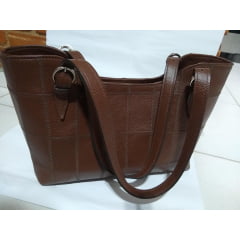 Bolsa de Couro Legitimo Retalhos selecionados / estruturada/ colorida