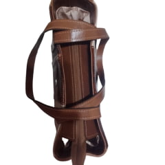 Bolsa de Couro Legítimo retalhos