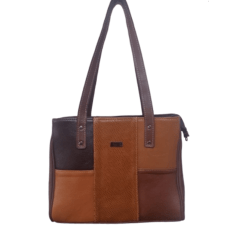 Bolsa de Couro Legítimo retalhos