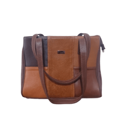 Bolsa de Couro Legítimo retalhos