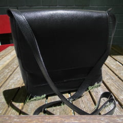 Bolsa de couro legítimo tipo carteiro